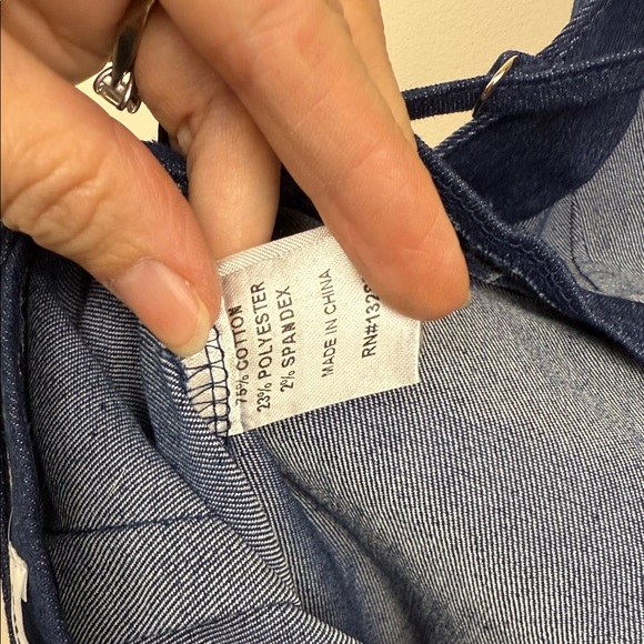 New REVOLVE X SUPERDOWN Stylish Irene Blue Denim open back Jumpsuit small - Picture 11 of 12